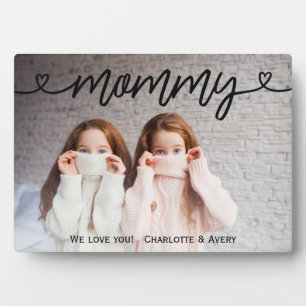 Mummy We Love You Personalised Photo Plaque