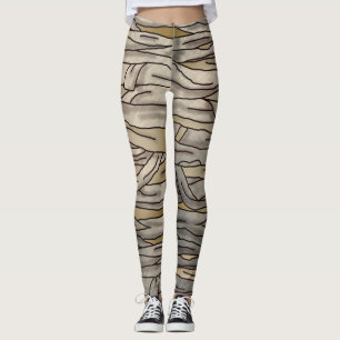 MUMMY WRAPINGS by Slipperywindow Leggings