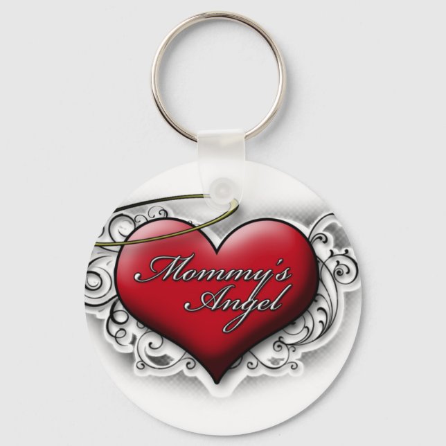 Mummy's Angel Key Ring (Front)