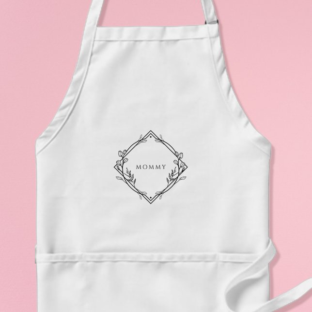 Mummy's Apron with Delicate Floral Design (Creator Uploaded)