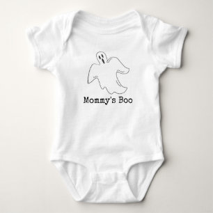 Mummy's Boo Spooky Ghost Ghosts Funny Halloween Baby Bodysuit