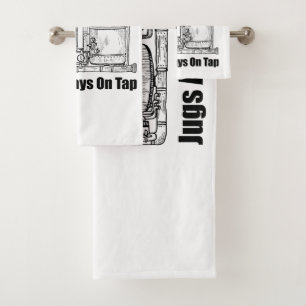 Mummy's Boobery Jugs Always On Tap Bath Towel Set