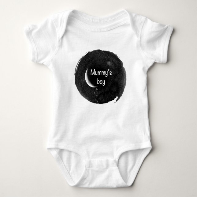 ''MUMMY'S BOY'' BABY BODYSUIT (Front)