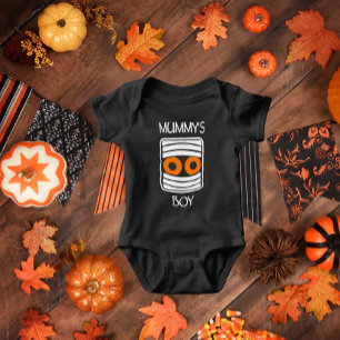  Mummy's Boy - Cute Halloween Baby  Bodysuit