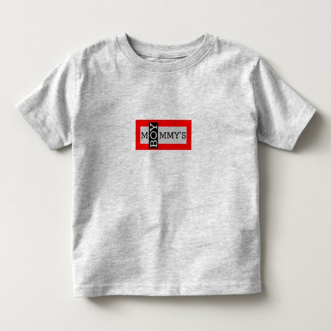 Mummy's Boy Toddler T-shirt (Front)
