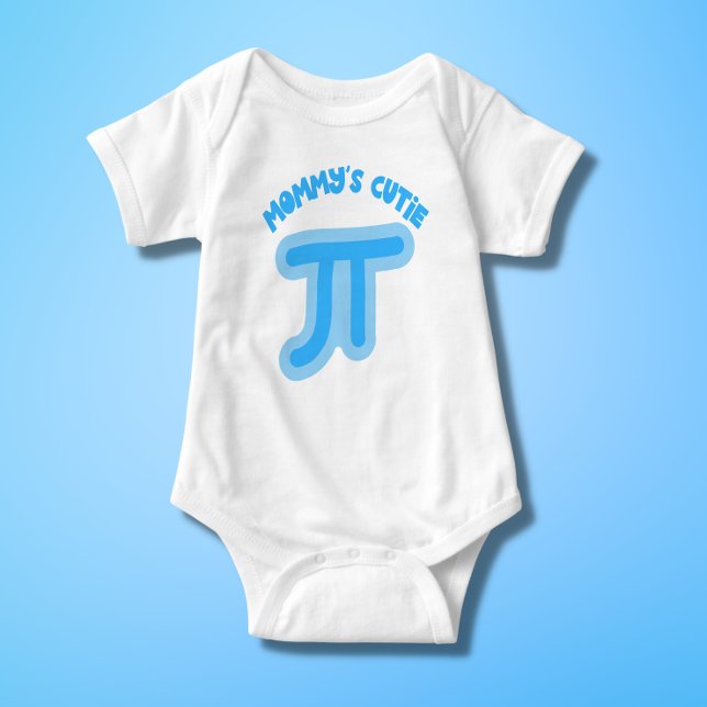Mummy's Cutie Pi - Cute Pie Day Baby Bodysuit (Creator Uploaded)