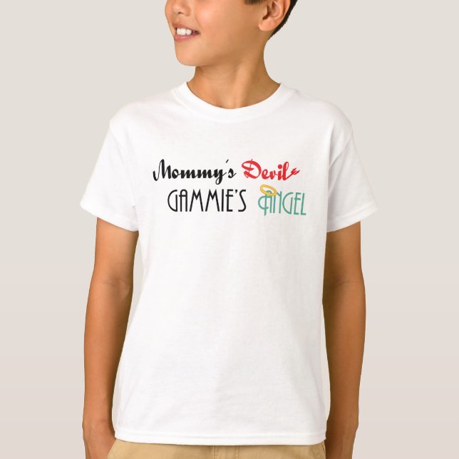 Mummy's Devil, Gammie's Angel T-Shirt (Front)