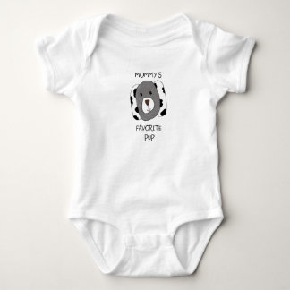 "Mummy's Favourite Pup" Baby Shirt