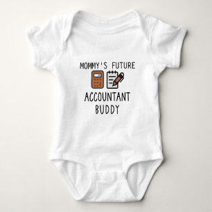 Mummy's Future Accountant Buddy - Accountant Baby Bodysuit
