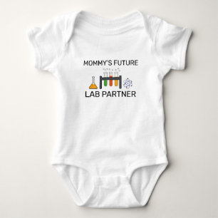 Mummy's Future Lab Partner - Scientist Baby Bodysuit