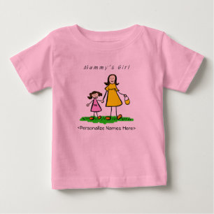 Mummy's Girl - Brunette Mother & Daughter Shirt