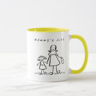 Mummy's Girl Drawing Mug or Cup