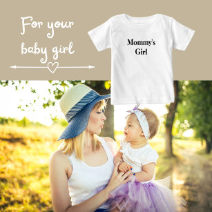 Mummy's Girl Matching Mummy and Me Baby T-Shirt
