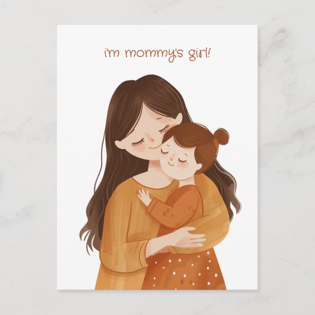 Mummy's Girl Postcard (Front)