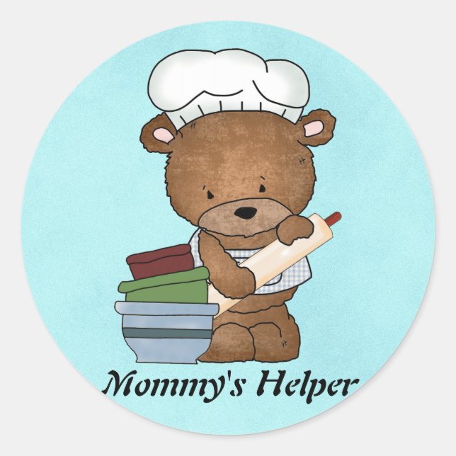 Mummy's Helper sticker (Front)