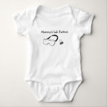 Mummy's lab partner baby bodysuit- Scientist mum Bodysuit<br><div class="desc">For the baby of a science loving mum.</div>