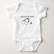Mummy's lab partner baby bodysuit- Scientist mum