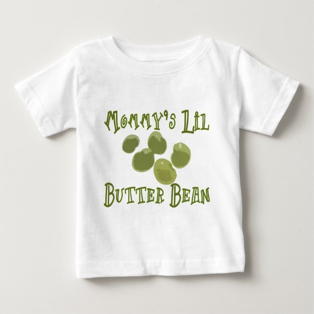 Mummy's Lil Butter Bean Baby T-Shirt (Front)