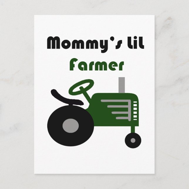 Mummy's Lil Farmer Postcard (Front)