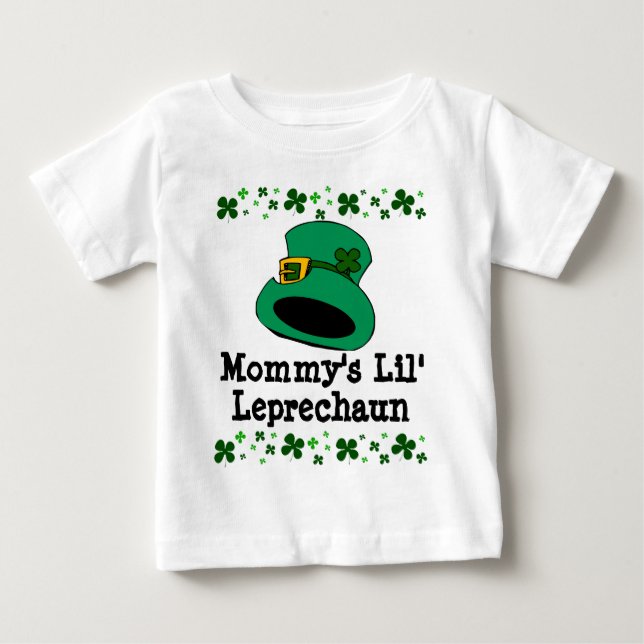 Mummy's Lil' Leprechaun Baby T-Shirt (Front)