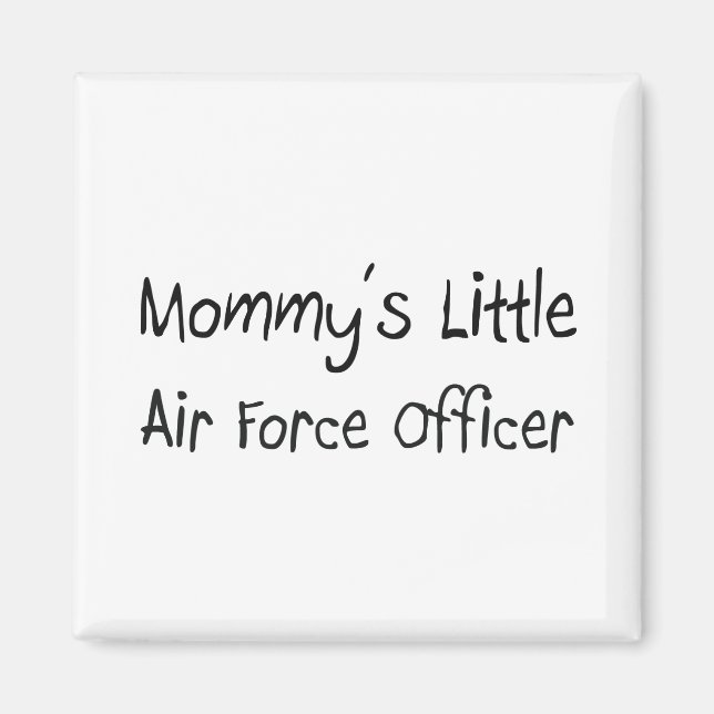Mummy's Little Air Force Officer Magnet (Front)