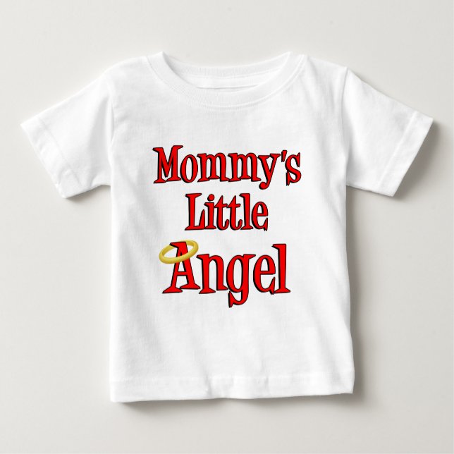 Mummy's Little Angel Baby T-Shirt (Front)