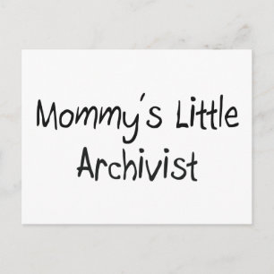 Mummy's Little Archivist Postcard