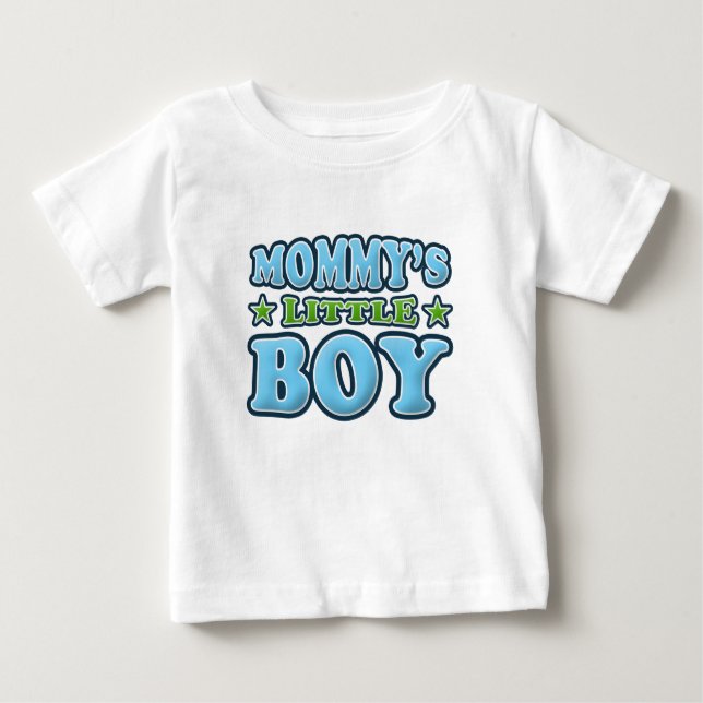 Mummy's Little Boy Baby T-Shirt (Front)