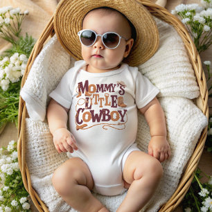 Mummy's Little Cowboy Baby Bodysuit