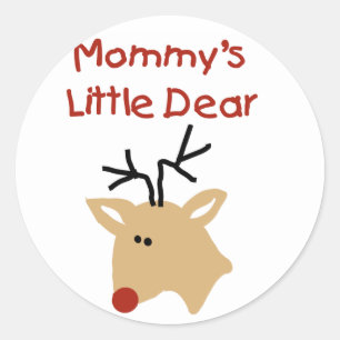 Mummy's Little Dear Tshirts and Gifts Classic Round Sticker