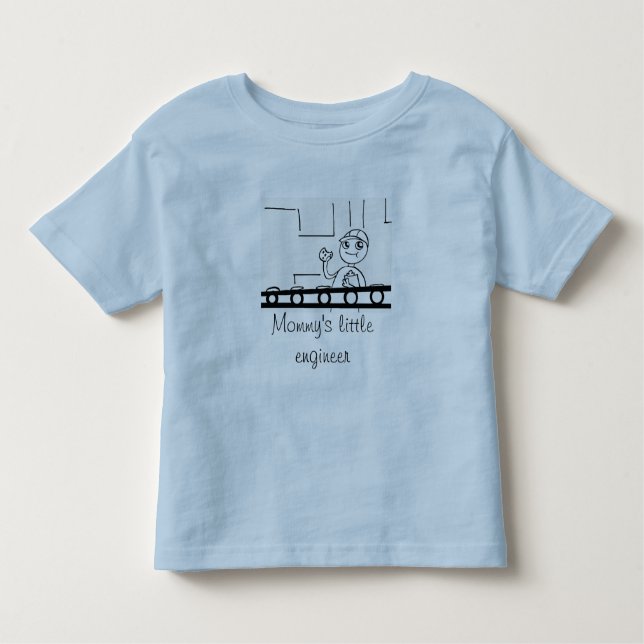 Mummy's Little Engineer Toddler T-Shirt (Front)