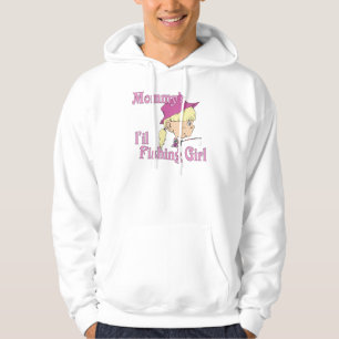 Mummy's Little Fishing Girl Hoodie