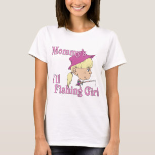 Mummy's Little Fishing Girl T-Shirt