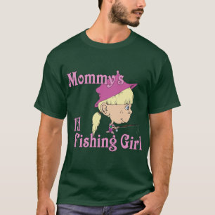 Mummy's Little Fishing Girl T-Shirt