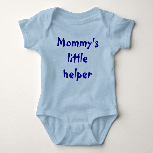 Mummy's Little Helper Baby Bodysuit (Front)