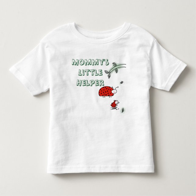 Mummy's little helper Lady bug cool custom shirt (Front)