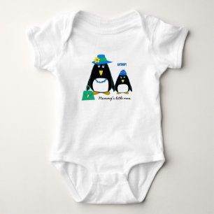 Mummy's Little Man. Little Penguin Baby Bodysuits