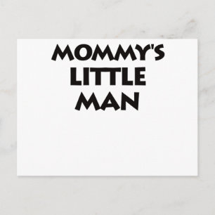 Mummy's Little Man Postcard