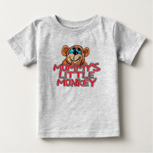 Mummy's Little Monkey Baby T-Shirt