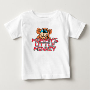 Mummy's Little Monkey Baby T-Shirt