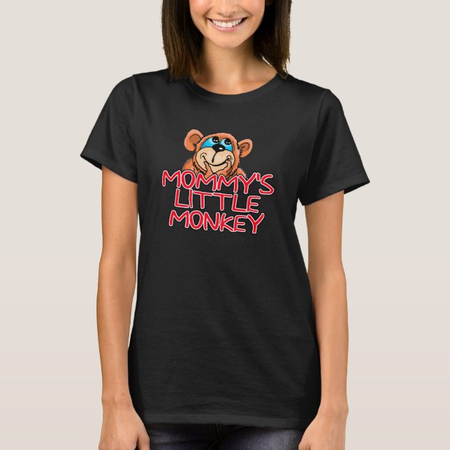 Mummy's Little Monkey T-Shirt (Front)