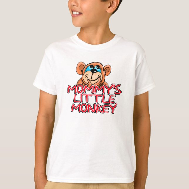 Mummy's Little Monkey T-Shirt (Front)