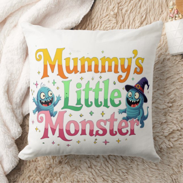 Mummy's Little Monster Cushion (Blanket)