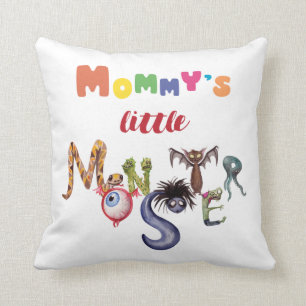 Mummy's little monster cushion