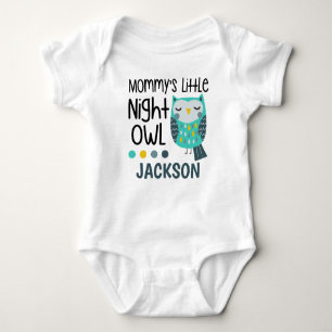 Mummy's Little Night Owl Baby Bodysuit