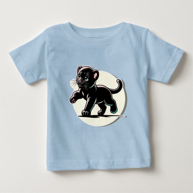 Mummy's Little Panther Cub Baby T-Shirt (Front)