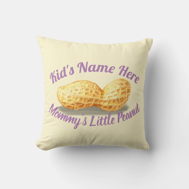 Mummy's Little Peanut Custom Cushion (Front)