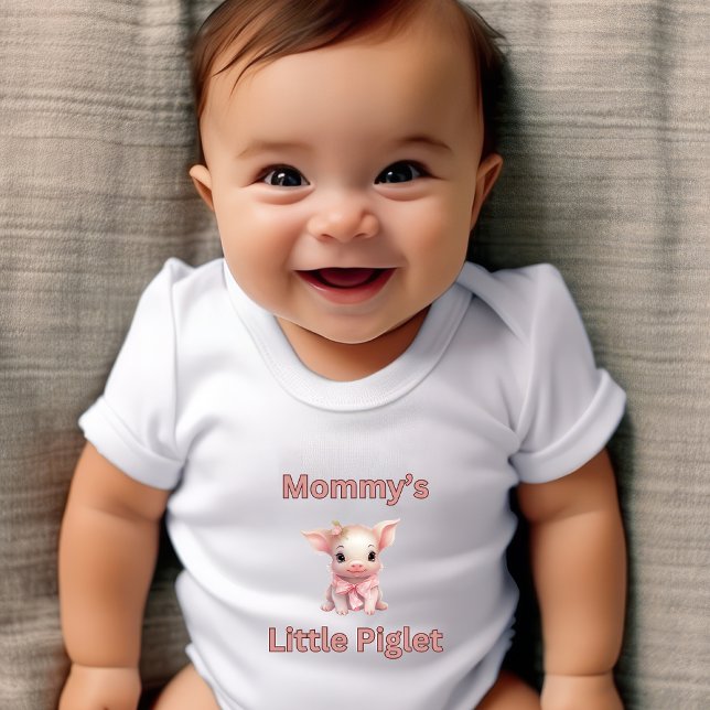 Mummy's Little Piglet  Baby Bodysuit (Creator Uploaded)