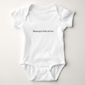 Mummy's little  prince baby bodysuit