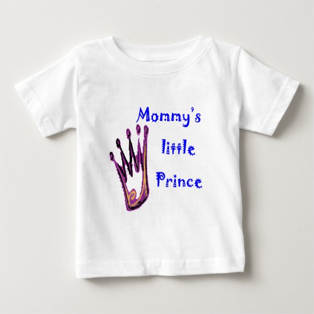 Mummy's Little Prince Baby T-Shirt (Front)